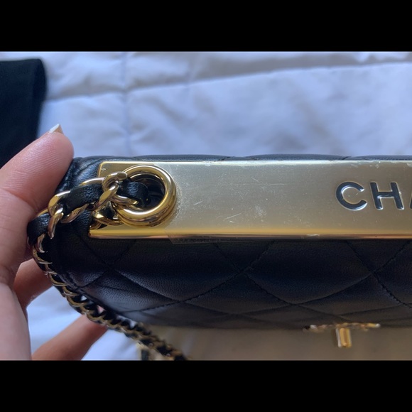 CHANEL Trendy CC Wallet On Chain WOC - Picture 5 of 9
